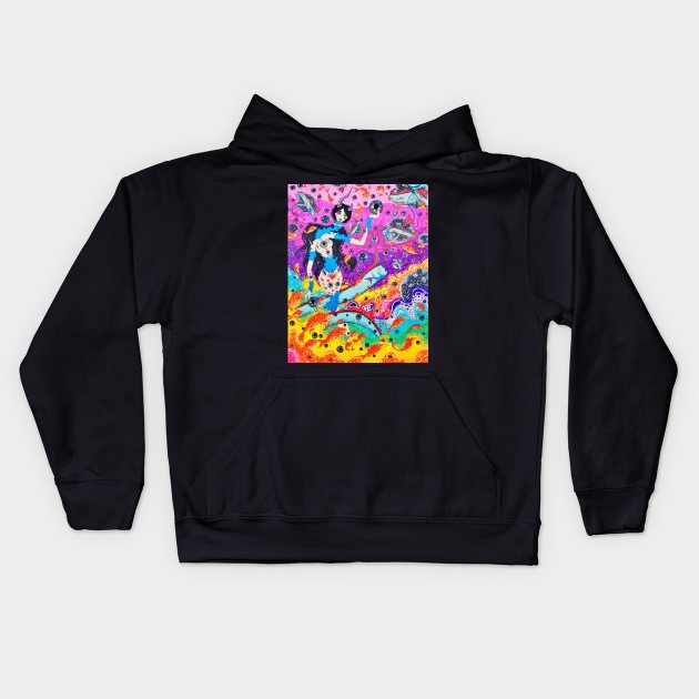 Predictions Kids Hoodie by nannonthehermit